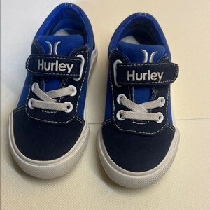 Hurley Kids Navy and White Sneakers
